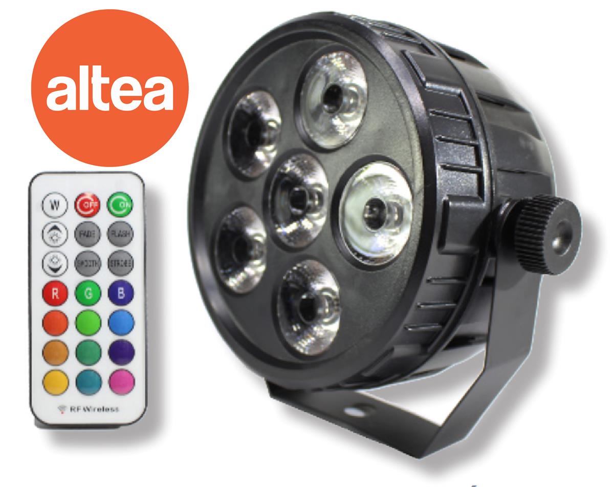 PAR LED 6*10 RGBW CON 
CONTROL INALAMBRICO