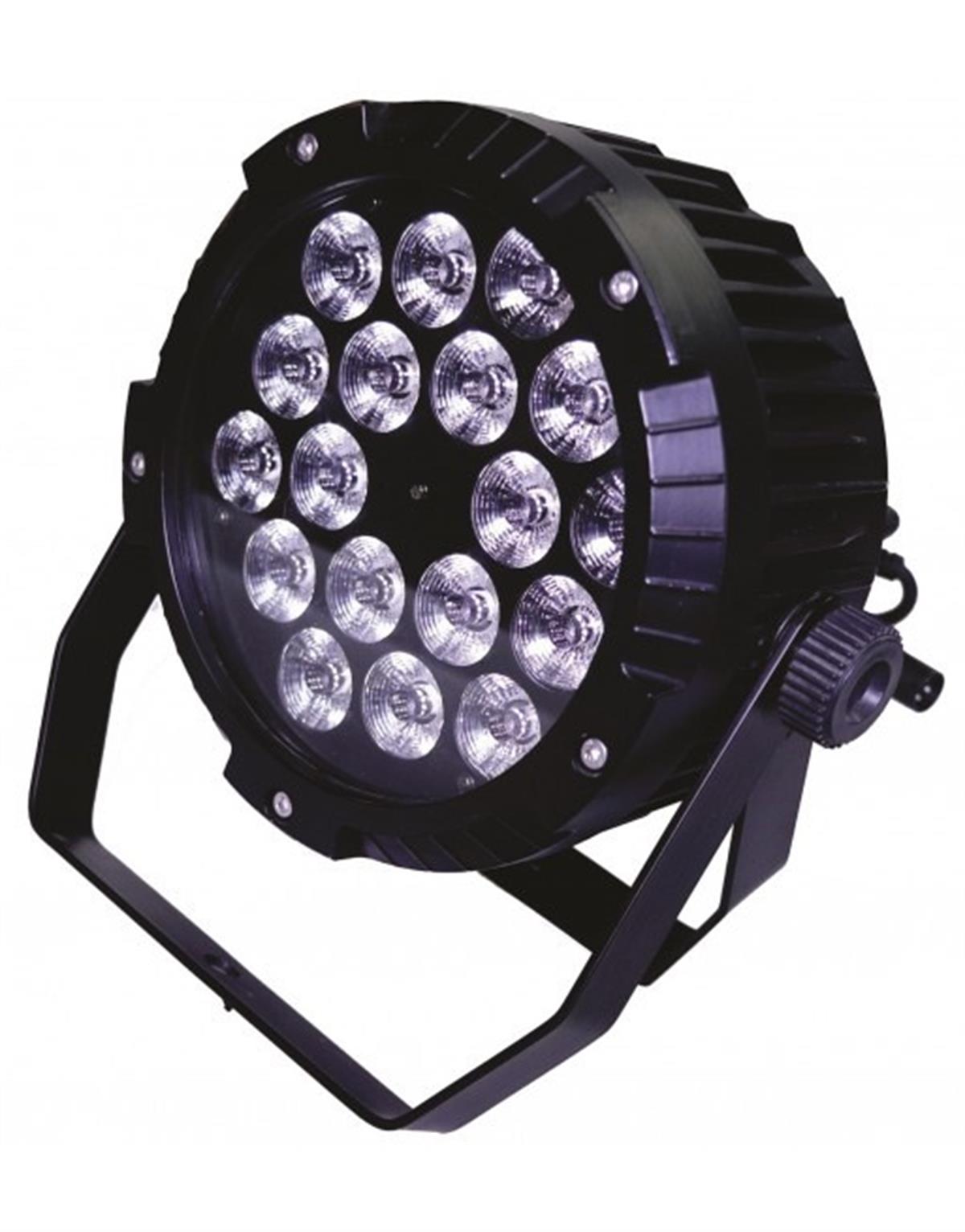 PAR LED 18x10w RGBW 
DMX "SLIM"