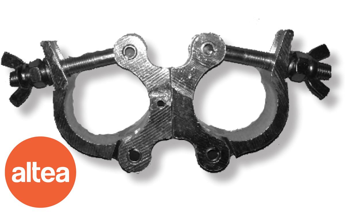 CLAMP DE ALUMINIO 
DOBLE PARA TUBO DE 2" 
SOPORTA 200Kg