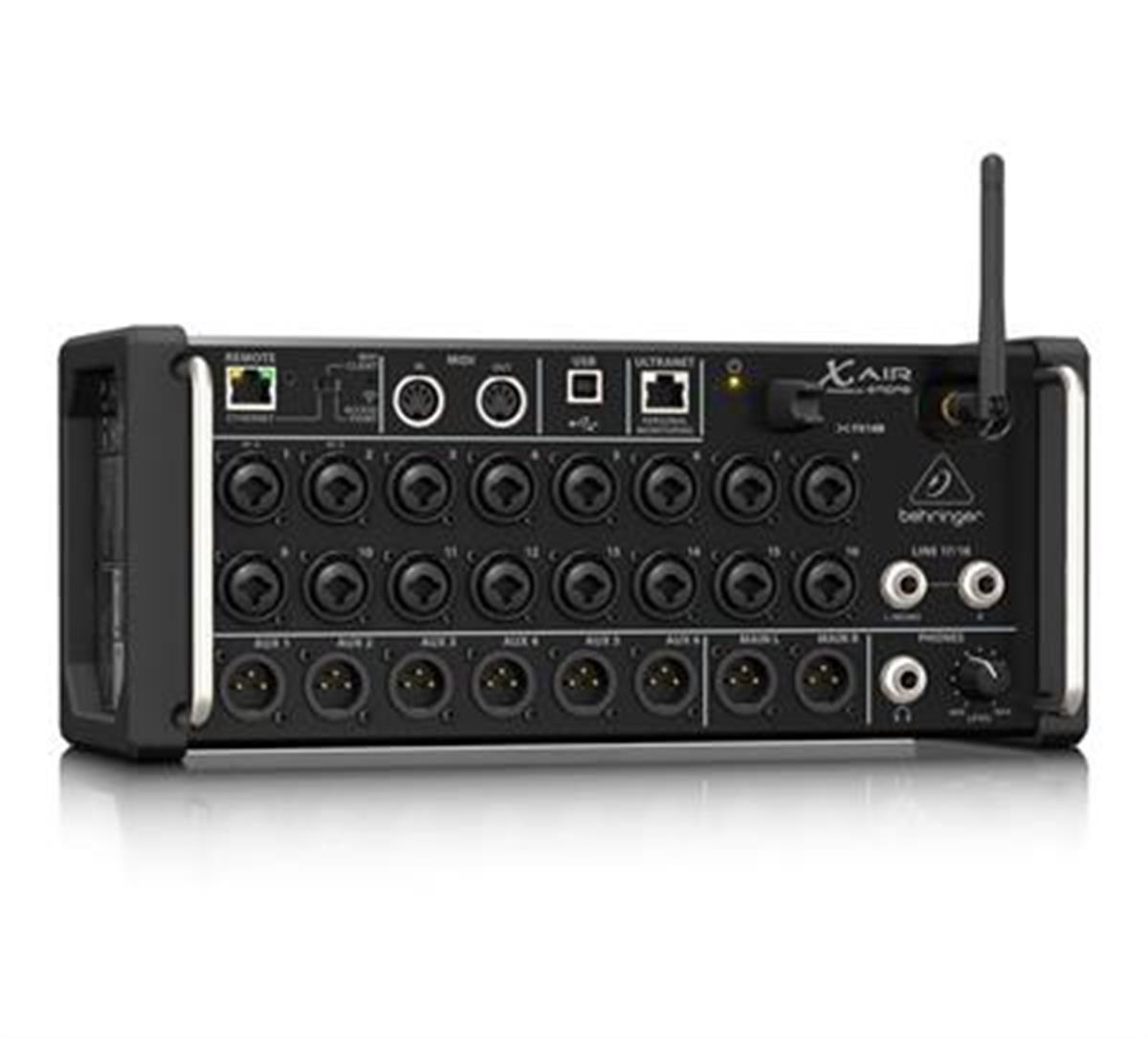 Mezcladora digital de rack para tablets ipad/android de 18 entradas