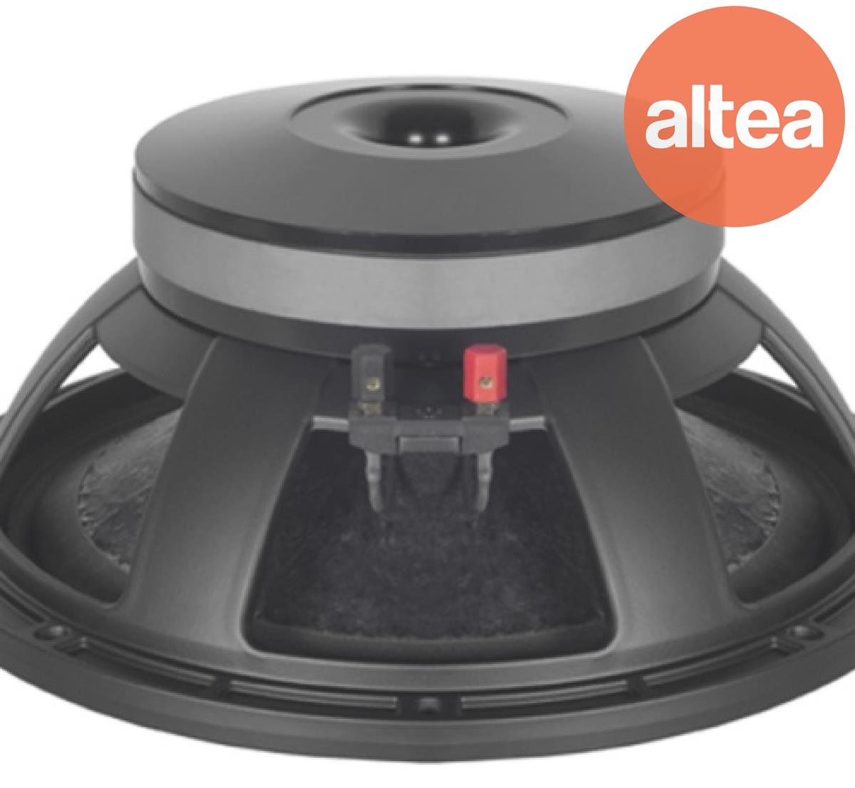 BOCINA 12" 400W RMS, CANASTA DE 
ALUMINIO