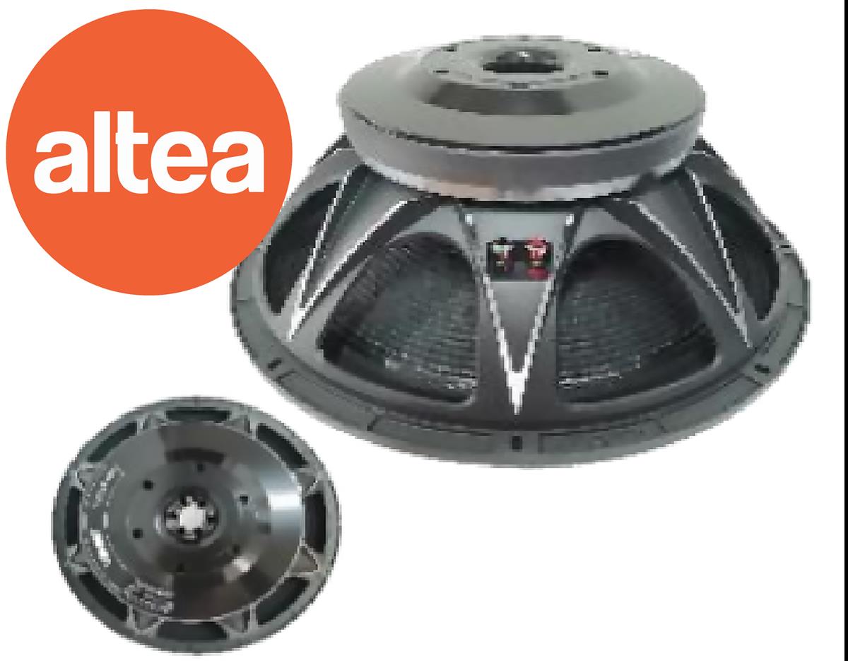 BOCINA 15" 800W RMS, CANASTA DE 
ALUMINIO