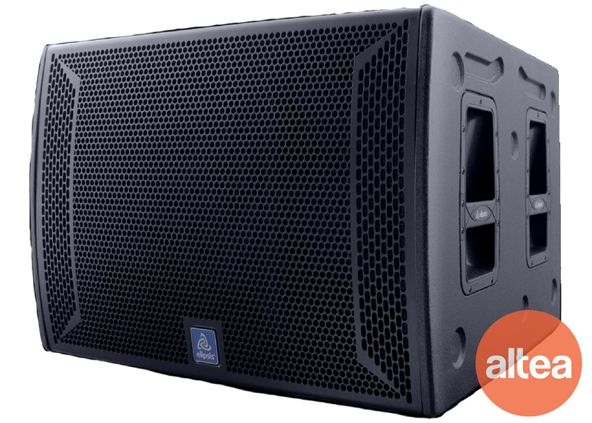 VAB-118P garantiza un acabado resistente y elegante en Elastoflex®. Cuenta con una bocina de 18 pulgadas y 1,000 Wrms P.Audio y puede ser alimentado por un VAB-118D.