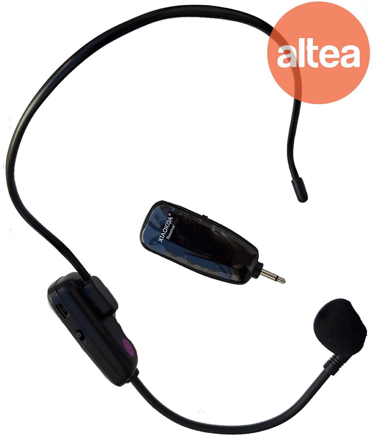 Sistema inalámbrico compacto 
con receptor de plug 3.5 mm y adaptador para 6.3 incluido 
frecuencias UHF 