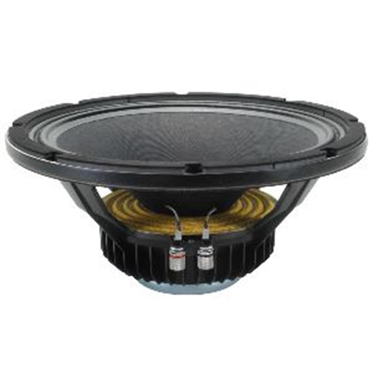 Diámetro nominal de la cesta 12", 305 mm
Impedancia nominal* 8 Ω
Potencia nominal*
Potencia del programa 800 W
