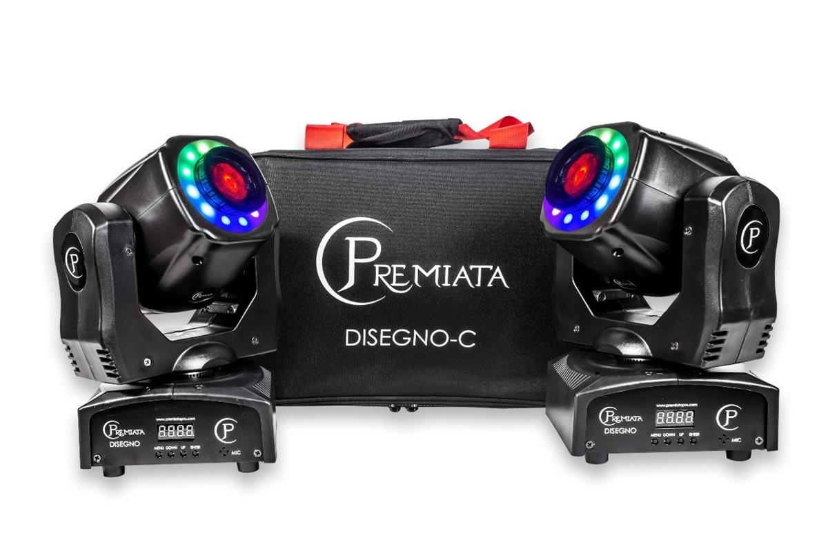 Cabezas motorizadas con bolsa para transportación.
8 colores monocromáticos y 7 colores mezclados.
LED SMD integrado multicolor.
DMX512, esclavo maestro, activación por sonido,
control de funcionamiento automático.
Tamaño compacto y un bajo consumo de
energía, permite movimientos rápidos, suaves y
precisos.