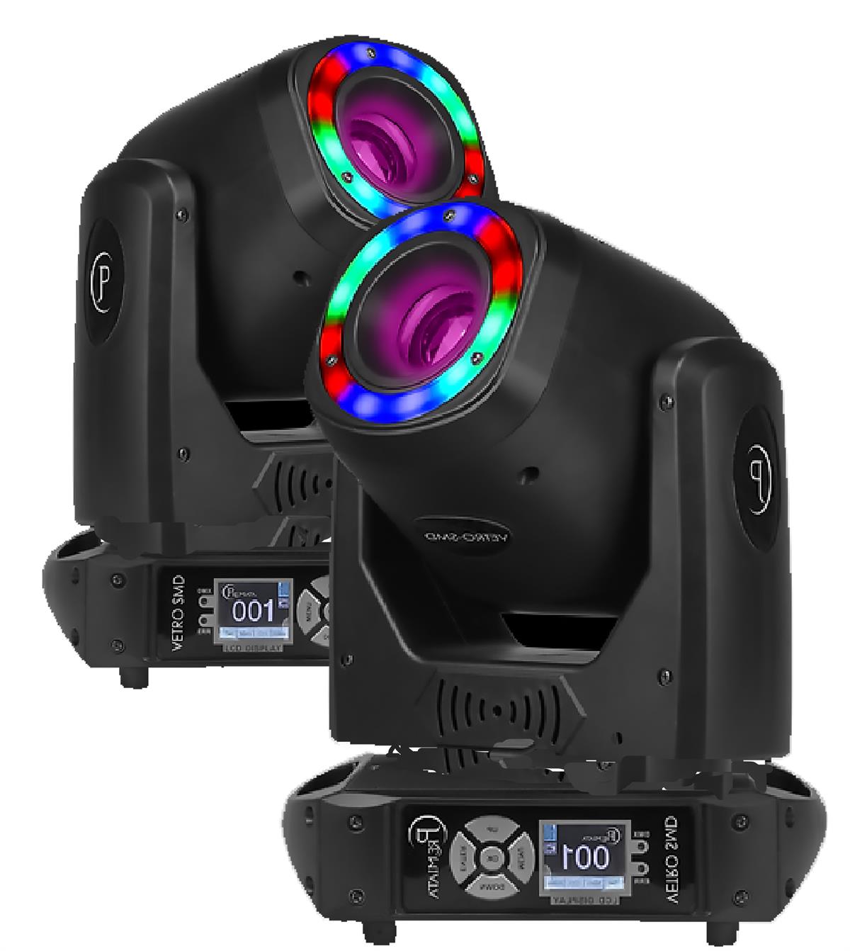Cabeza Móvil Spot de 120 Watts.
Aro de Luz SMD
Prisma: 5 Caras
Color: : Disco 7 Colores + Blanco
7 Gobos: + Circulo + Gobo Shake + 6 Gobos
Dicroicos Rotatorios
Control: DMX512/ Maestro/ Esclavo
Audioritmico/ Automático
Canales para DMX
Pantalla: LED con controlador de fácil uso
