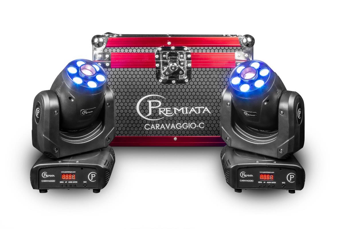Case con 2 cabezas motorizadas 2 en 1 SPOT + WASH.
- LEDSPOT de 60W
- 6 Leds WASH6x10W
- 7 colores monocromáticos y 7 colores mezclados.
- 3 gobosdicroicos y 4 gobos metálicos + circulo.
- 4 modos de control estándar: compatible con
DMX512, esclavo maestro, activación por sonido,
controlde funcionamiento automático. 