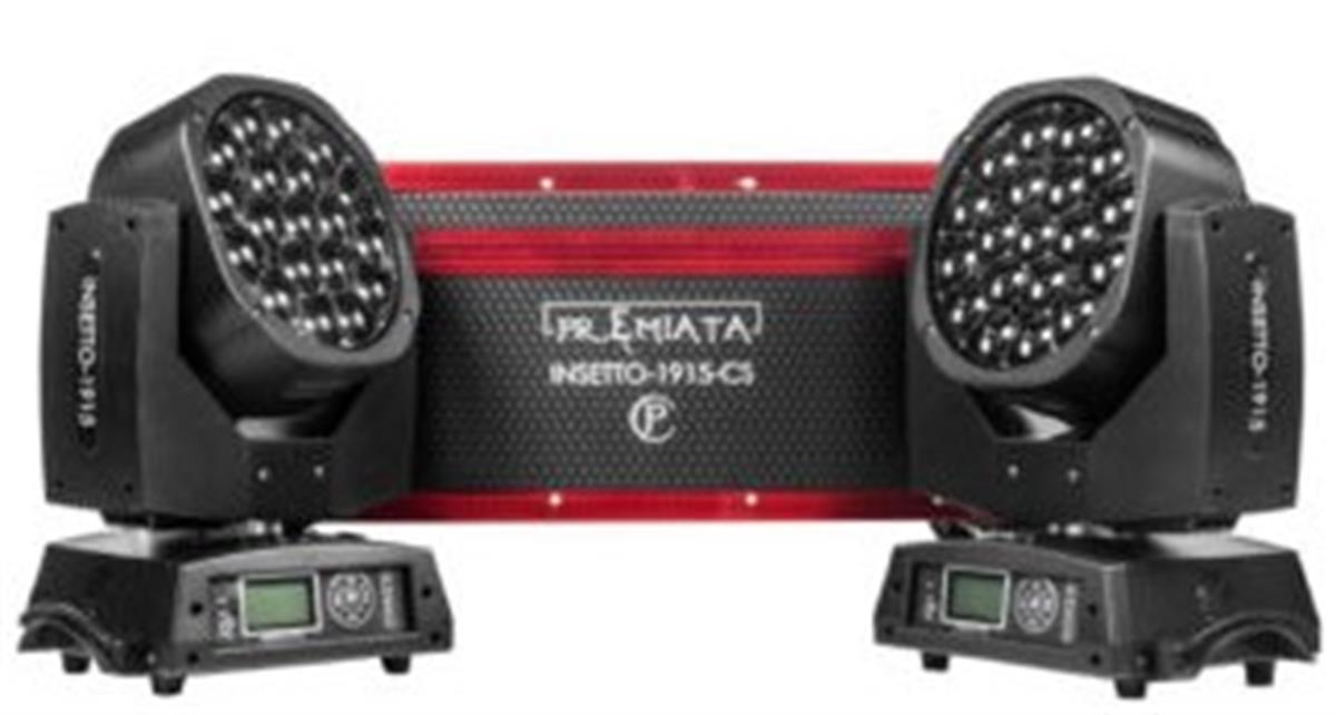 Cabeza robótica Big Eye, Wash, Beam, 19 Leds de 15 Watts,  4 en 1 RGBW 4 Modos: DMX512, Arnet, Audioritmico, Maestro/esclavo