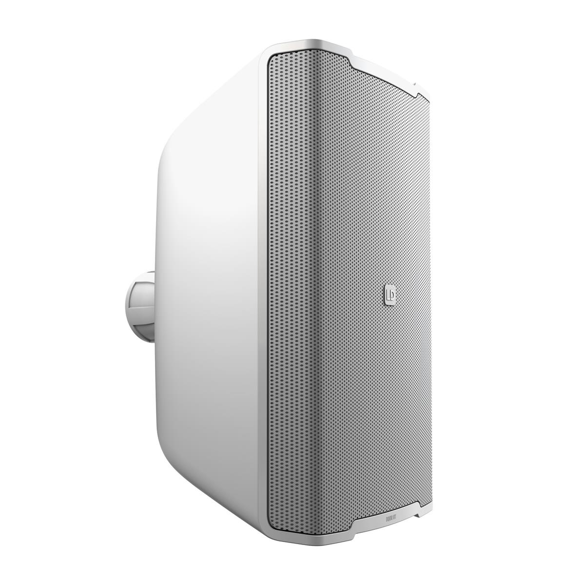 Altavoz pasivo de 2 vías y 8” para instalación en interior/exterior. 16 Ohm, 70/100 V, blanco