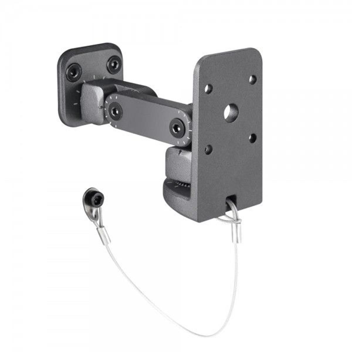 oporte de pared y techo para altavoces de instalación de hasta 10 kgEl LDSATWMB10 se ajusta con mucha flexibilidad en todos los ejes y se puede orientar en cualquier dirección. 