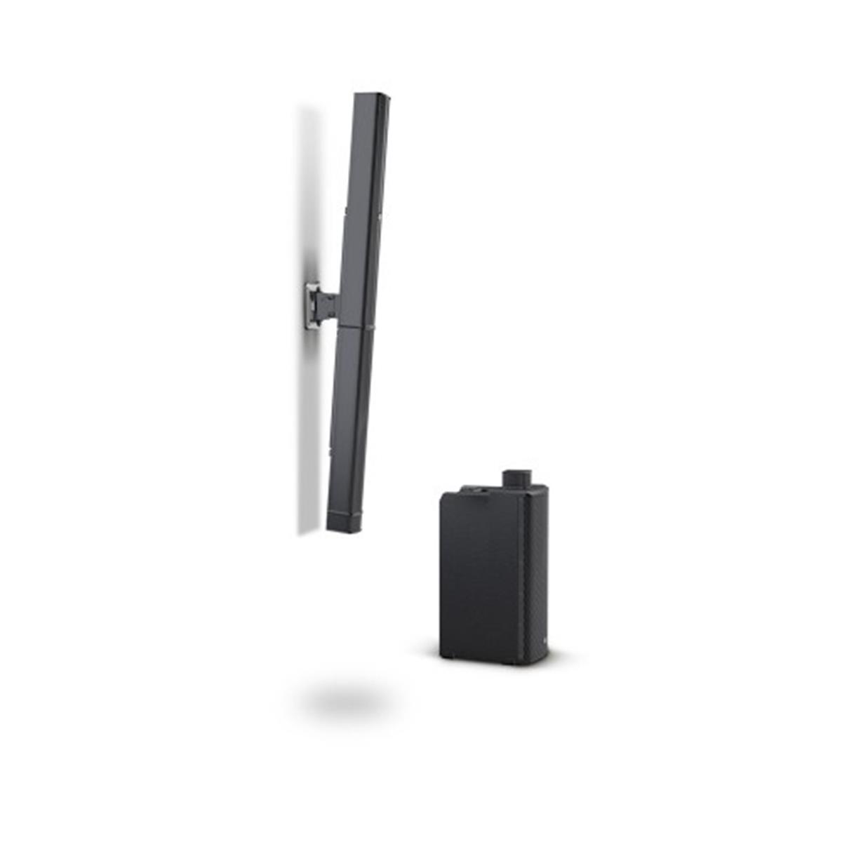 Instalar y apuntar columnas MAUI es pan comido con este kit. Cuenta con un soporte de columna delgado que se atornilla a un soporte de pared que proporciona una inclinación hacia abajo máxima de 160 ° y una inclinación horizontal y vertical precisa y ajustable de 22 °