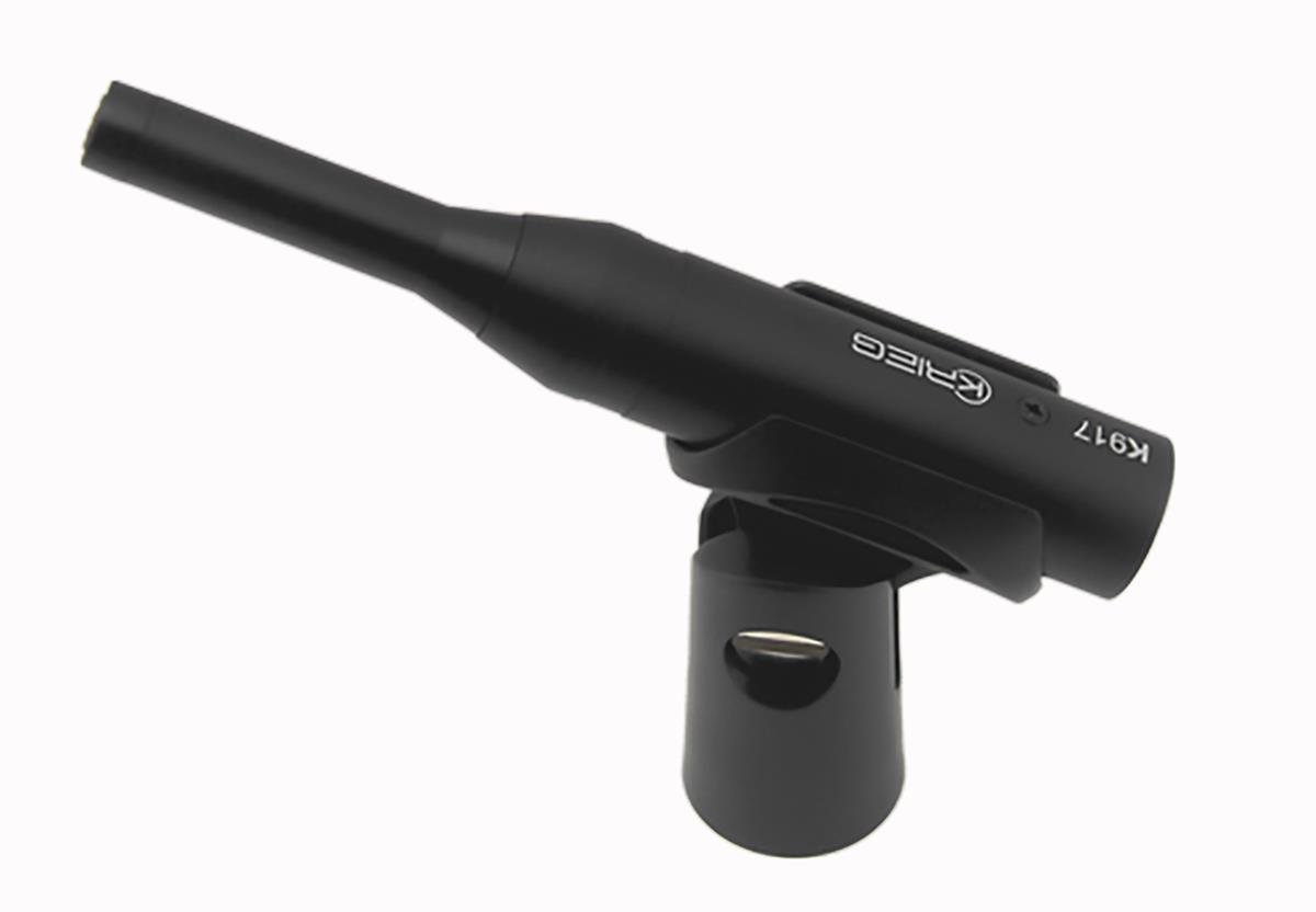 K917, Micrófono RTA (Real Time Analyzer) de respuesta plana, para ajuste de sistemas lineales y convencionales.