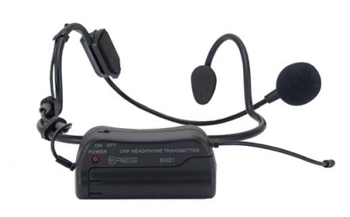 KRIEG® presenta su micrófono de diadema inalámbrico, este transmisor puede ser utilizado con la base receptora del K8038.