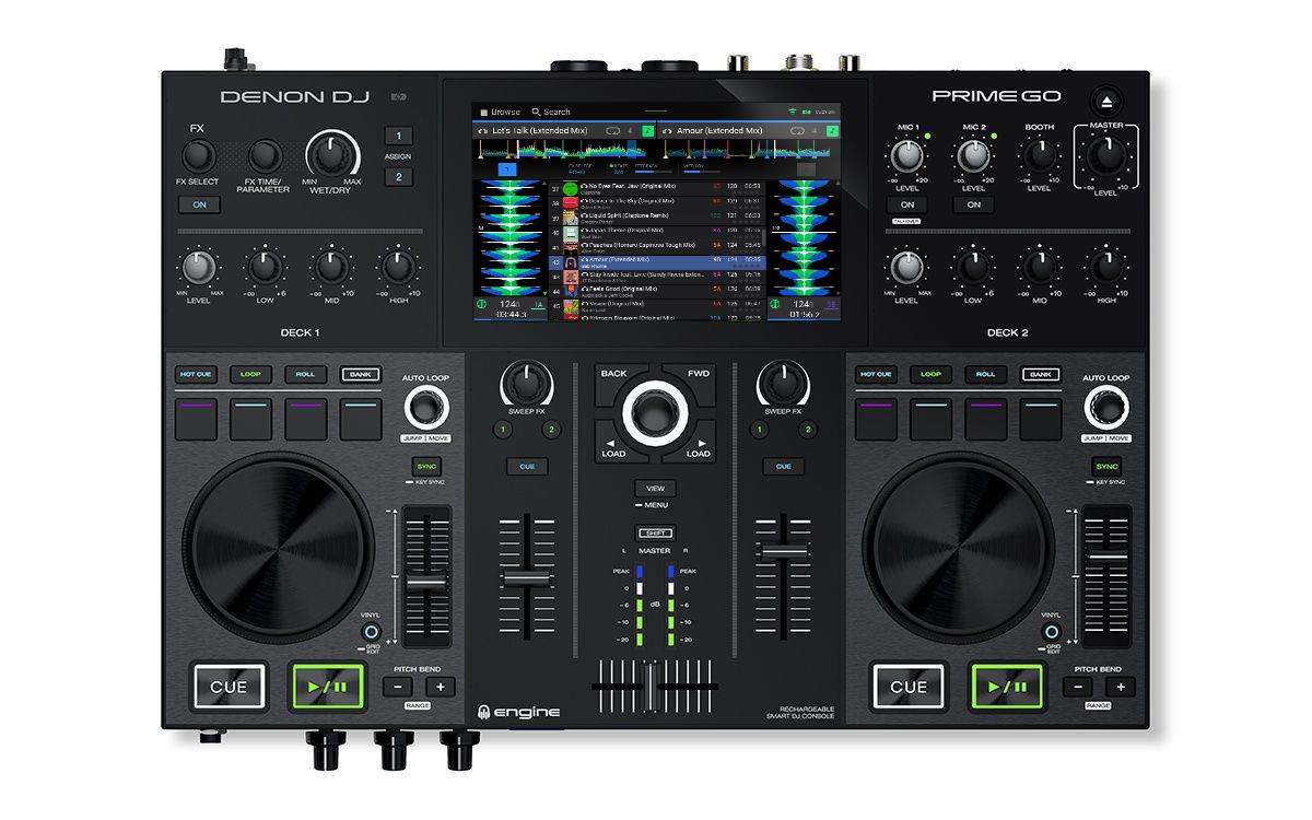 Sistema de DJ independiente alimentado por batería recargable con transmisión WiFi