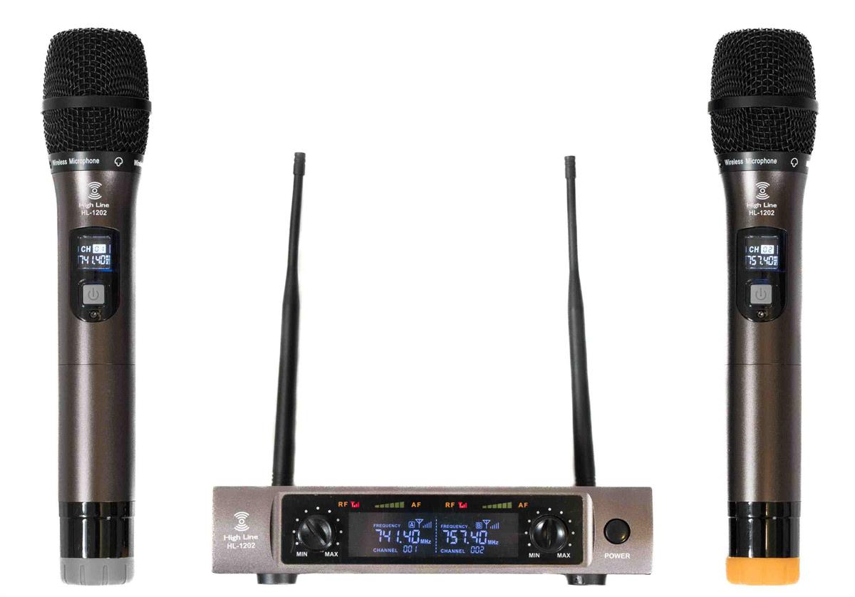 SISTEMA DE MICROFONO INALAMBRICO DOBLE UHF