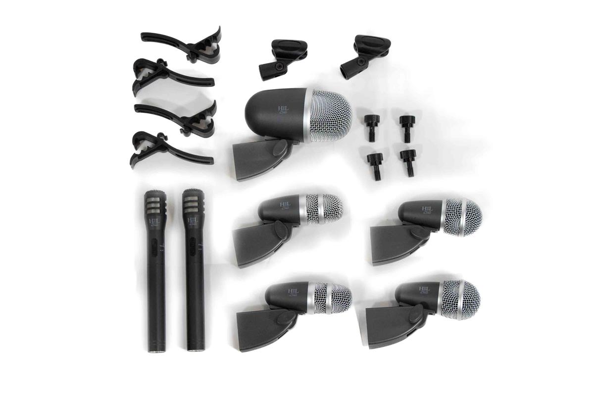 Microfonos Para Baterias 7 Pzas C/Est. HL-PRO7