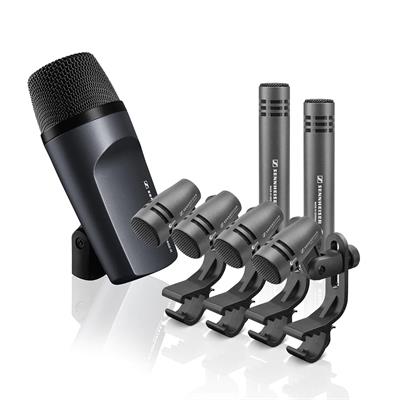 Todo lo que necesitas para un potente rendimiento de batería en una estuche resistente para una protección óptima. Incluye 1x e 602-II, micrófono de instrumento cardioide para bombo, 4x e 604, micrófono cardioide para caja y tom-tom, y 2x e 614, micrófono de condensador supercardioide, permanentemente polarizado para platillo y sobrecarga
