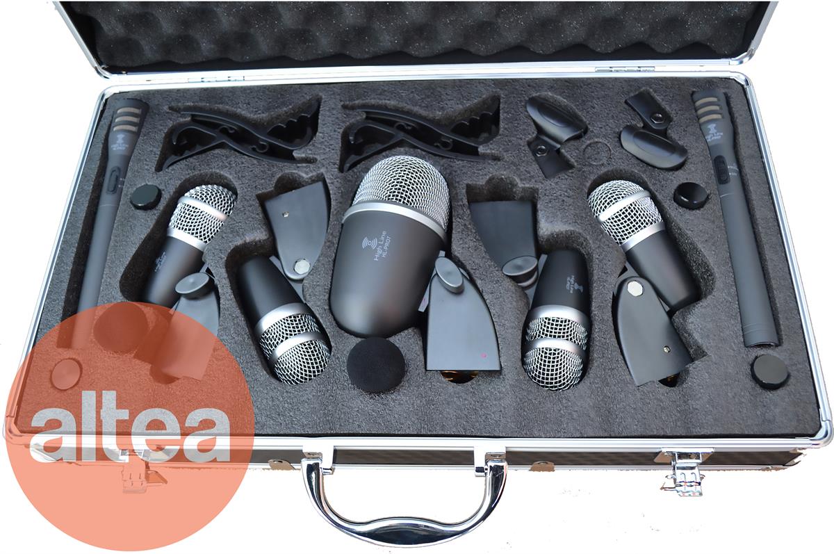 Microfonos Para Baterias 7 Pzas C/Est. HL-PRO7