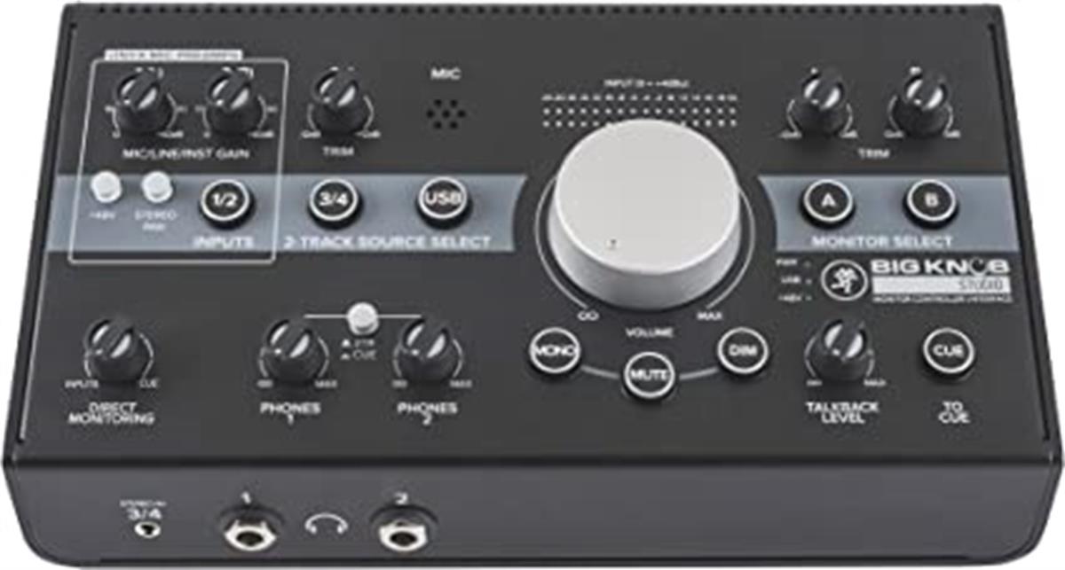 Mackie - driver e interfaz para monitor de estudio con perilla grande