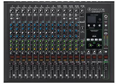 MEZCLADORA ANALOGA 16CH, PREMIUM, CON MULTI-TRACK USB