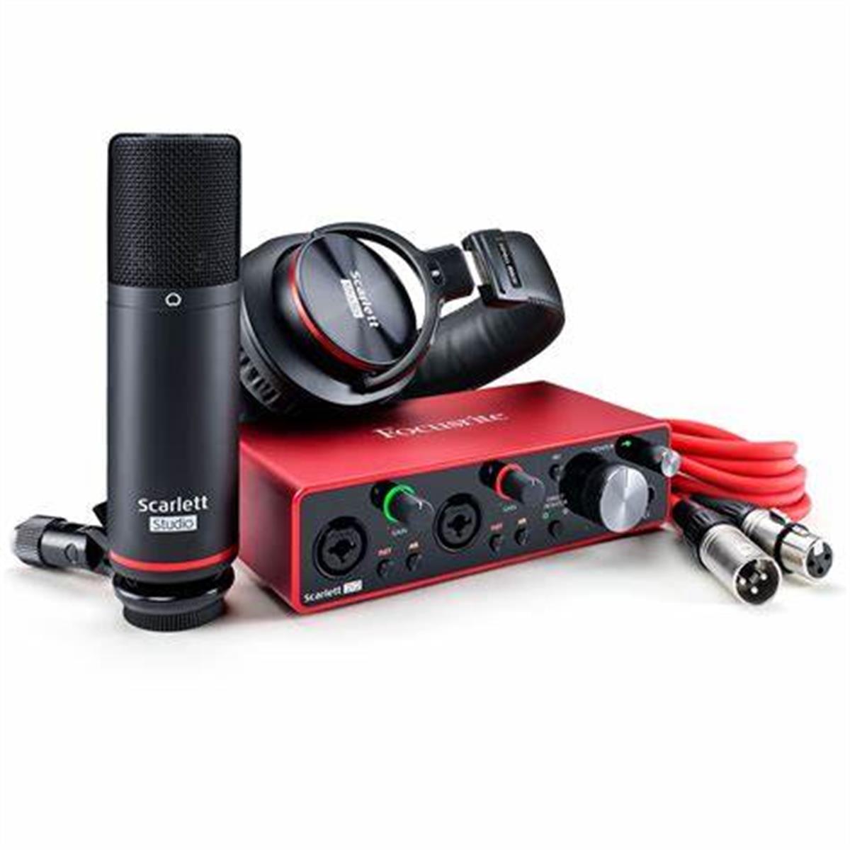 Micrófono Pres: 2

 

Entradas de instrumentos: 2

 

Entradas: 2

 

Salidas de línea: 2

 

Salidas de auriculares: 1

 

 

Auriculares

 

Micrófono

 

Aire

 

Alimentación del bus*