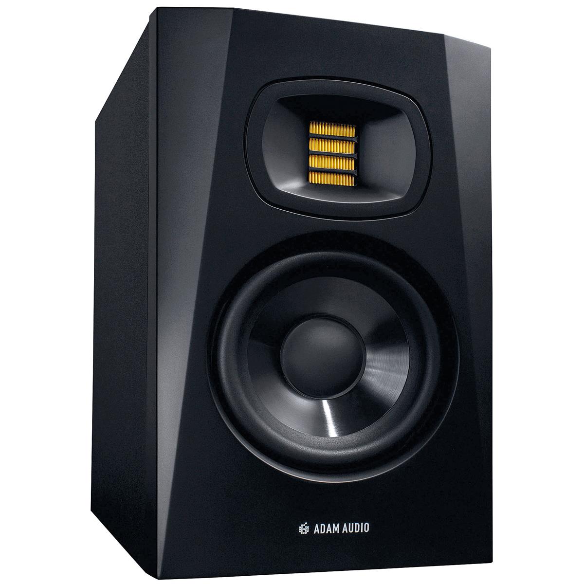 Con su woofer de 5 “, la respuesta de frecuencia de graves del T5V se extiende a 45 Hz. 