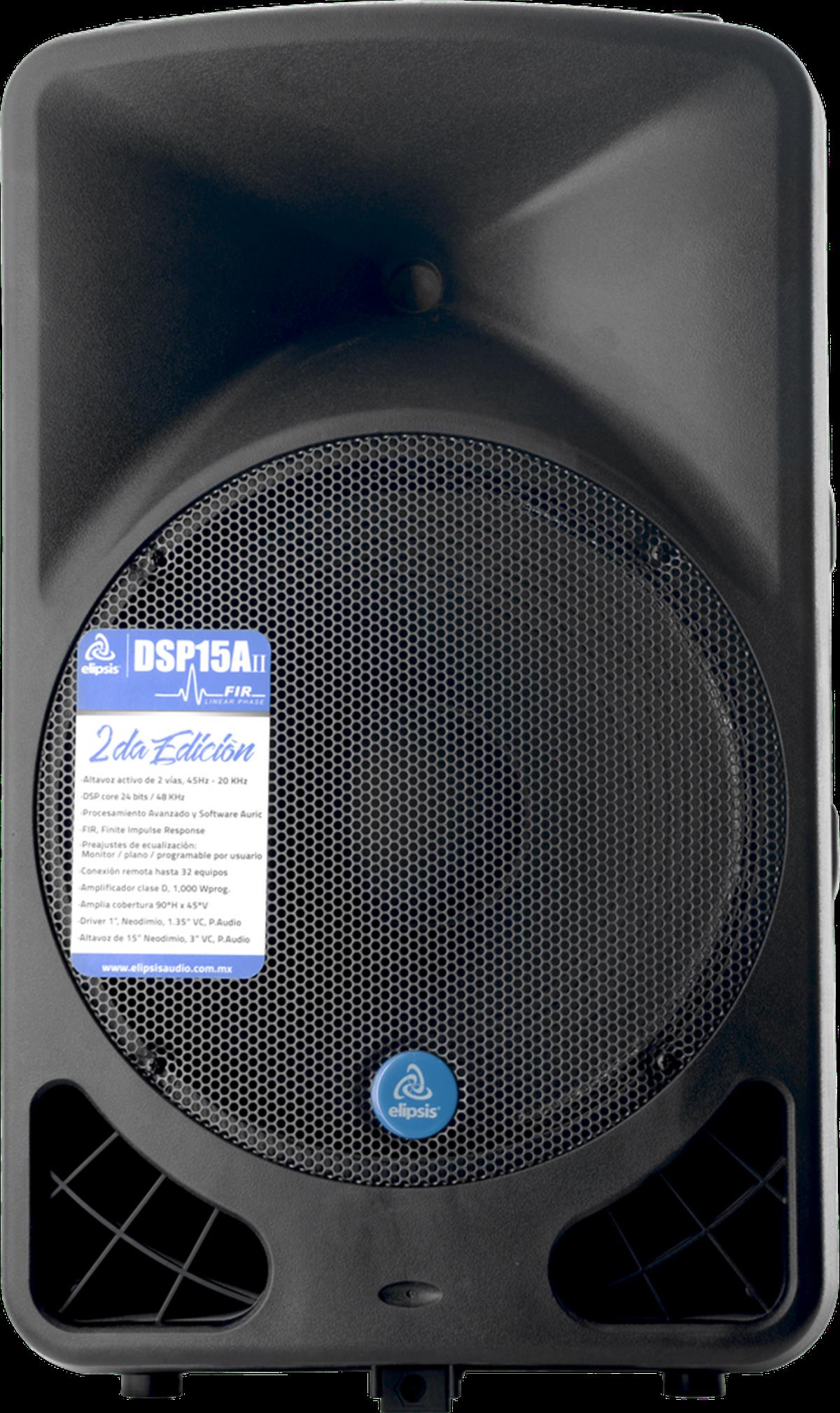 DSP-15A II, Bafle Activo 15" con DSP, Elipsis (Segunda Generacion)