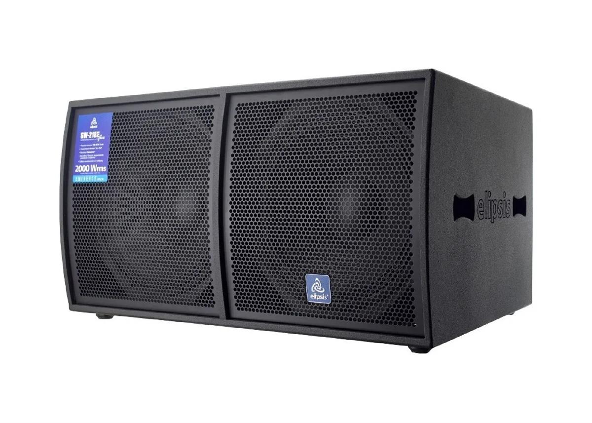 SW-218P flex, Bajo frontal PASIVO 2x18" con ELASTOFLEX.