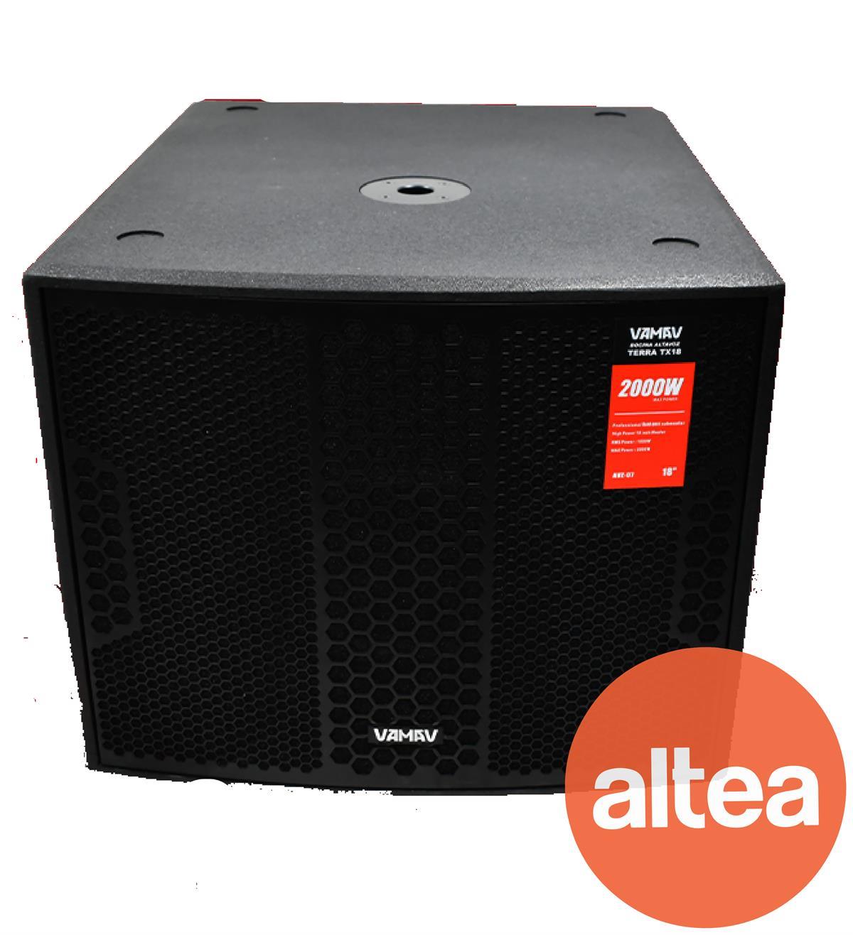 SUBWOOFER ACTIVO 18" CON DSP INTEGRADO 1000 WATTS RMS 