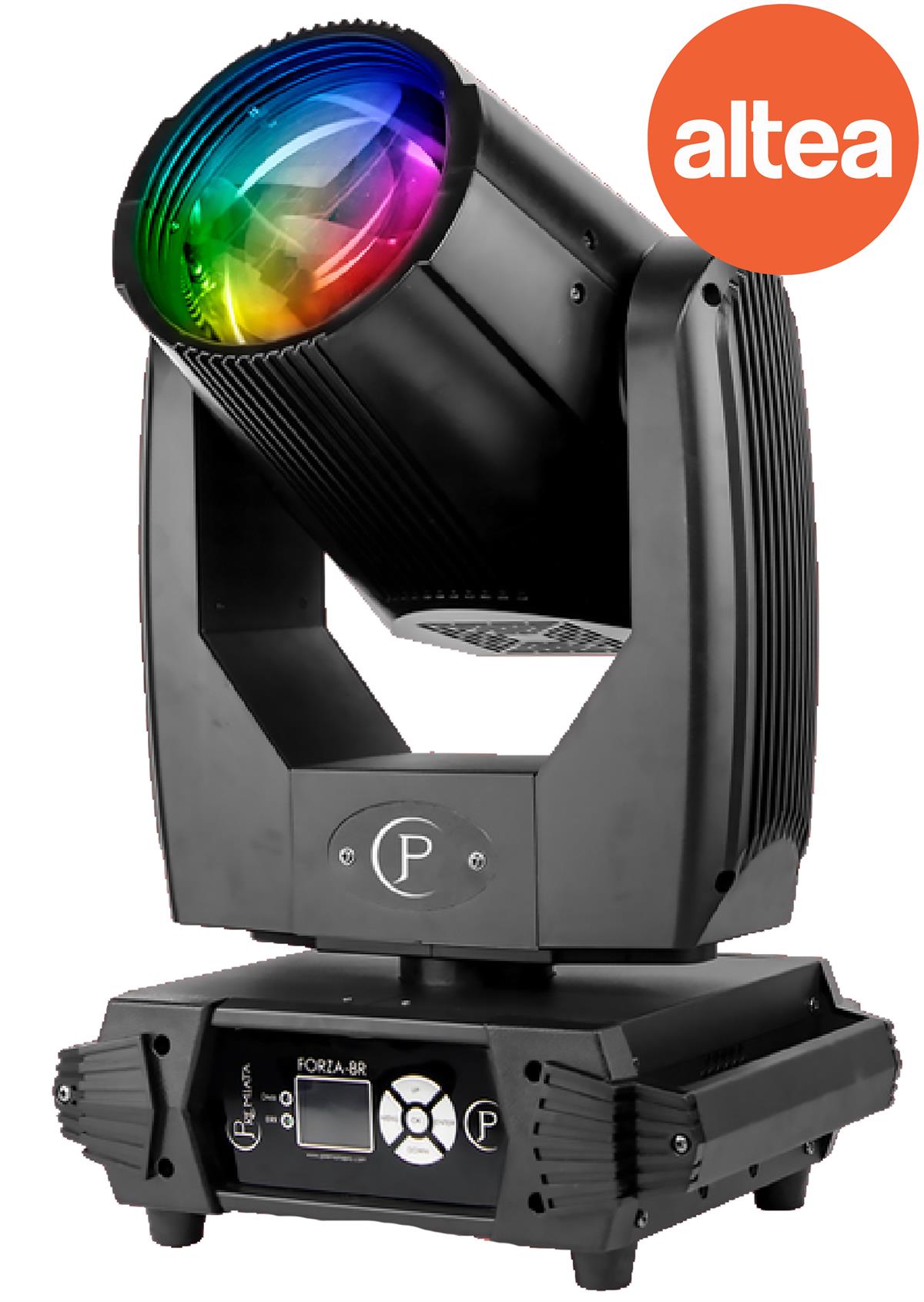 Cabeza Robótica BEAM
Efecto Frost + Arcoíris
Disco de 15 Gobos Metálicos
Prisma Rotatorio: 6 Caras Lineal y 24 Caras Circular
Disco de 14 Colores
Enfoque de Alta Calidad
Estrobo: 0 - 20Hz Dimmer: 0 - 100%
Paneo: 540° Tildeo: 270°
16 Canales
Modos: DMX512, Automático, Audiorítmico, Maestro/Esclavo
