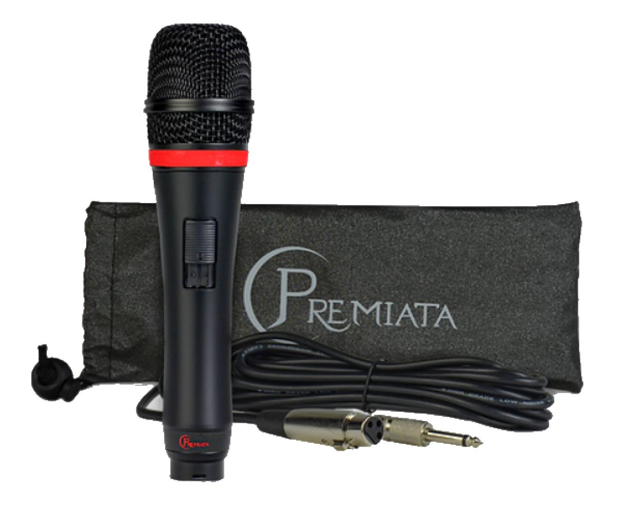 Micrófono Dinámico para Vocalistas Profesionales
Estándares Internacionales para entregar un sonido suave y 
excelente reproducción vocal
Cable XLR Hembra con Conector TRS de 6.3 mm
Longitud de Cable 6 m
Tipo Dinámico Bobina Móvil
Frecuencia: 50 - 15,000Hz
Impedencia EIA a 1500
Bolsa Protectora de Micrófono Premium