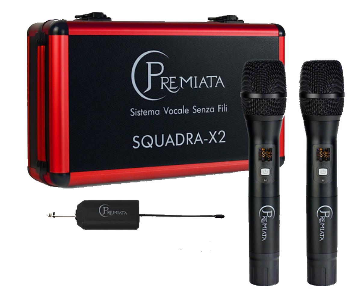 Sistema de Micrófonos
50 metros de alcance
2 Canales de 48 Frecuencias C/U
Receptor Plug & Play de fácil uso
Desviación de frecuancia: ± 48KHz
Respuesta de Frecuencia: 30Hz - 18KHz
Estabilidad de Frecuencia: ± 0.005%
Distorsión: <0.5% (1KHz)
Rango de Energía Cinética: >91dB