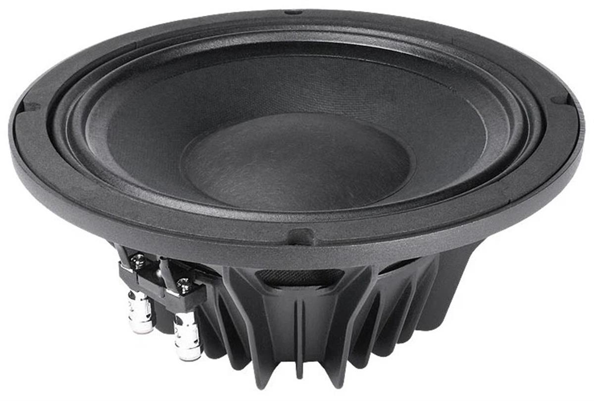 BOCINA 10" CON IMÁN DE NEODIMIO. POTENCIA AES DE 300W. FRECUENCIAS DE 60Hz A 5000 Hz A 8 OHMS. 