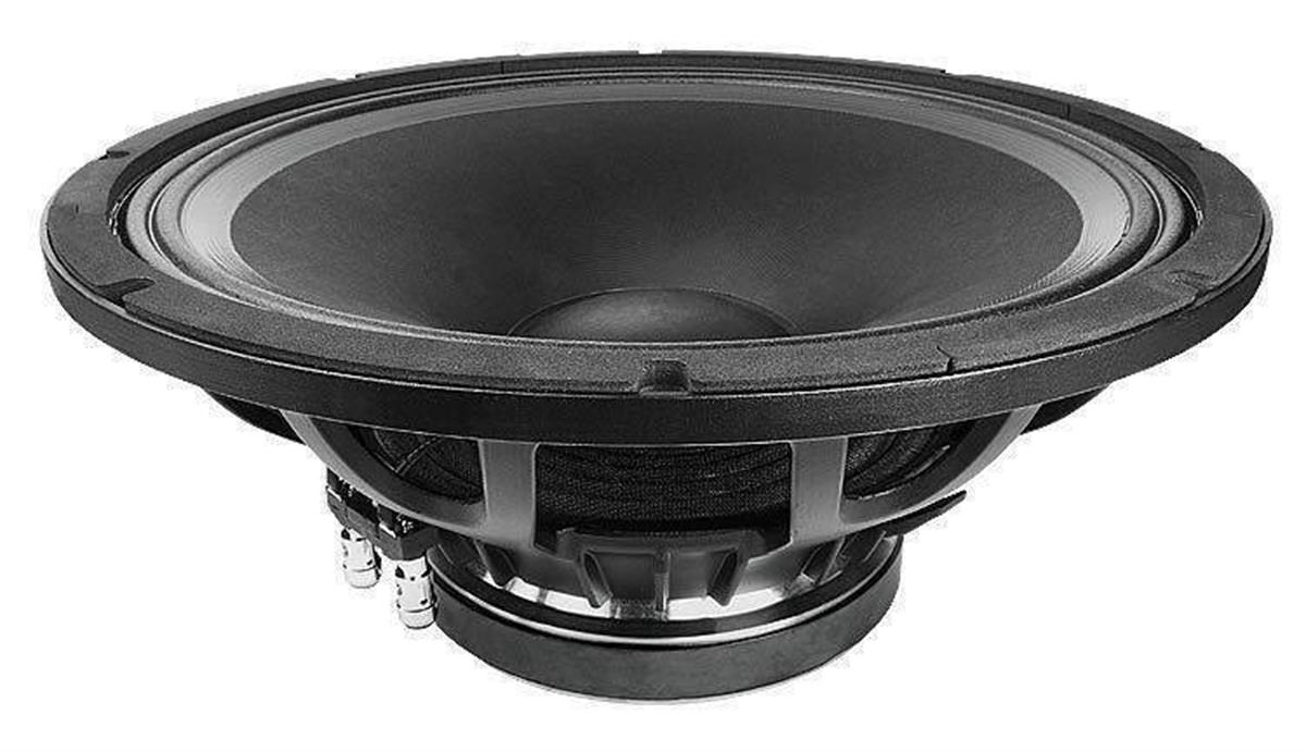 BOCINA 15" CON IMÁN DE FERRITA. POTENCIA AES DE 700W. FRECUENCIAS DE 40 Hz A 2,500 Hz. A 8 OHMS, 96 dB. 