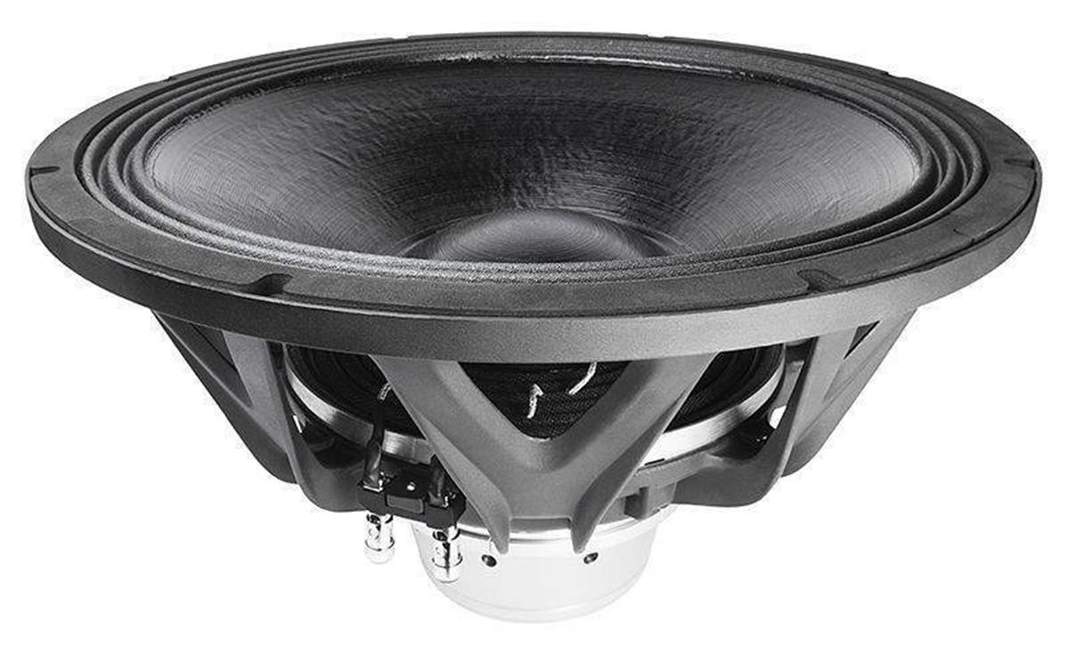 BOCINA 18" CON IMÁN DE NEODIMIO. POTENCIA AES DE 1600W. FRECUENCIAS DE 30 A 1,600 Hz, 95dB-8OHMS.