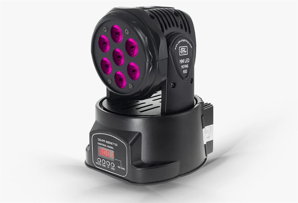 CABEZA MOVIL MINI WASHH 4 EN 1 7X12 W RGBW PERFETTI