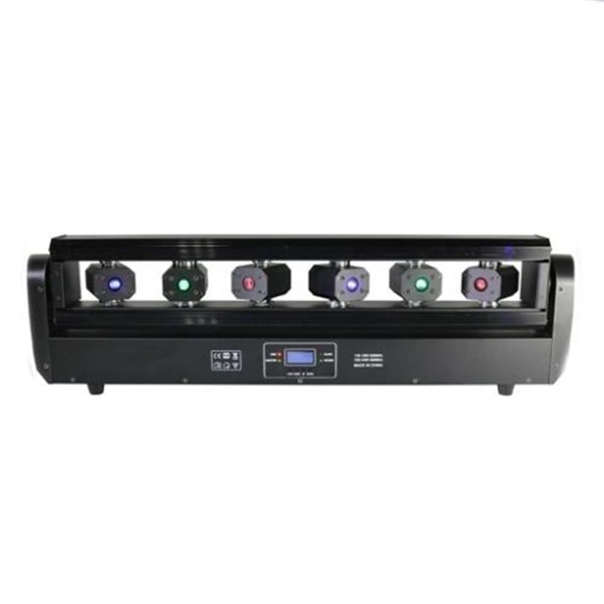 BARRA LASER 6 SALIDAS 2R 2G 2B 19CH