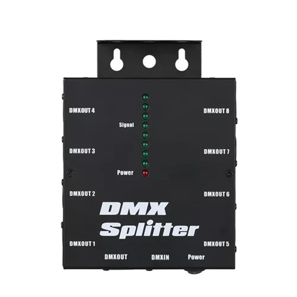 AMPL-DIST DE SEÑAL DMX 8 SALIDAS