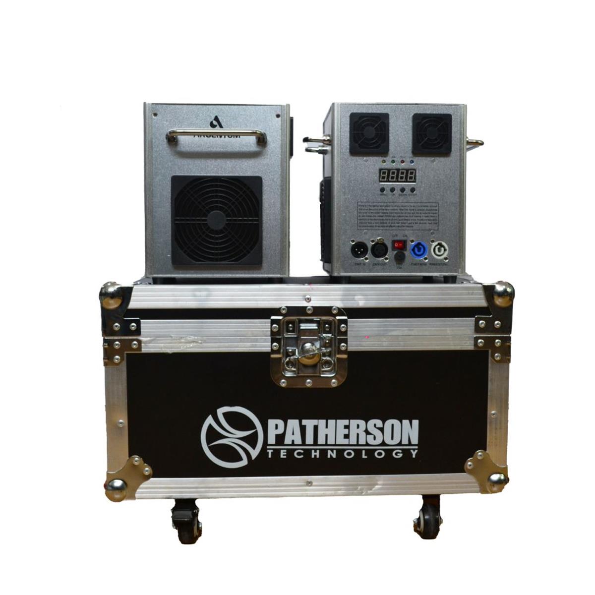 Efecto de chispa fría ideal para bodas o XV años.
El case con 2 maquinas de de 600 watts, 
Modo de control: DMX o control inalámbrico
