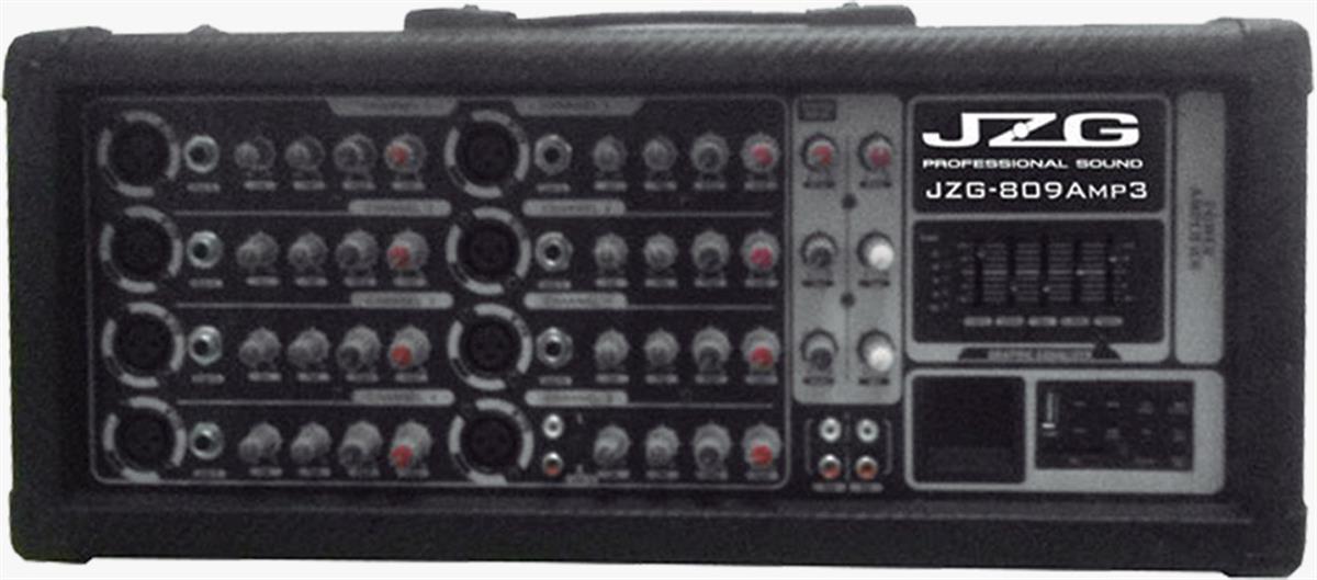 ENTRADA USB, SD, BLUETOOTH, MP3, 8 CANALES DE ENTRADA MONO
(MICRO/LÍNEA), ECUALIZADOR DE BANDA, 150 WATTS RMS