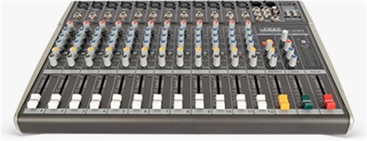 MEZCLADORA DE 12 CH XLR, BLUETOOTH INTERFACE