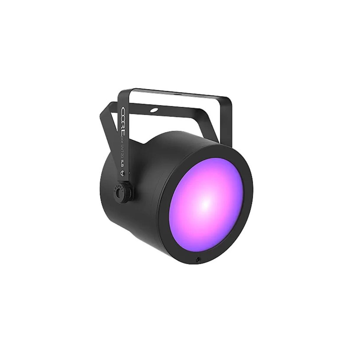 Wash UV ultra ancho, compacto con tecnología COB (Chip-on-Board)

Compatibilidad para su uso en Instant Light Shows (ILS)

Compatibilidad D-Fi USB para control inalámbrico maestro/esclavo o DMX

La lente Fresnel magnética incluida permite la flexibilidad de pasar de un beam ultra ancho a un beam angosto en segundos

Soporta la dureza de viajar de un concierto a otro con una carcasa robusta

El diseño de la carcasa plana abraza el piso y cuenta con tomas de corriente y DMX en el costado de la unidad