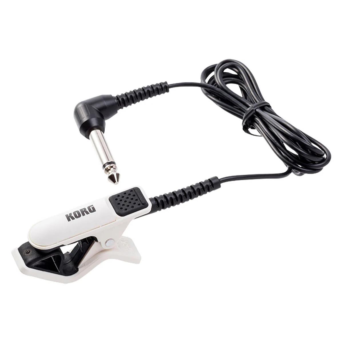 MICROFONO DE CONTACTO CON CLIP BLANCO CON NEGRO
