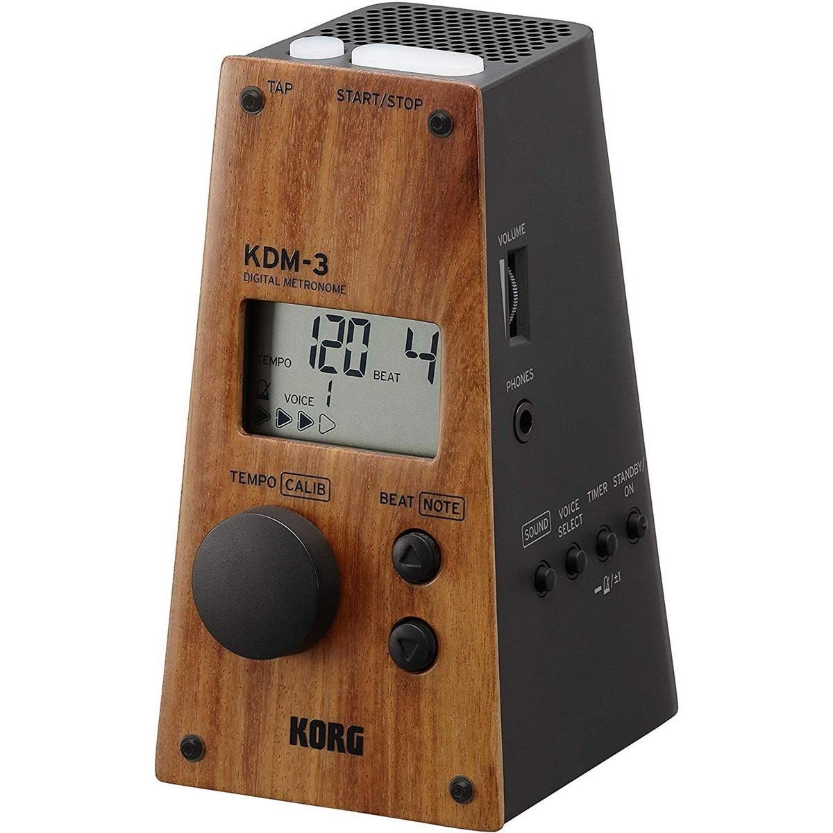 METRONOME OCHO SONIDOS DE METRONOMO, MADERA NEGRA. 
