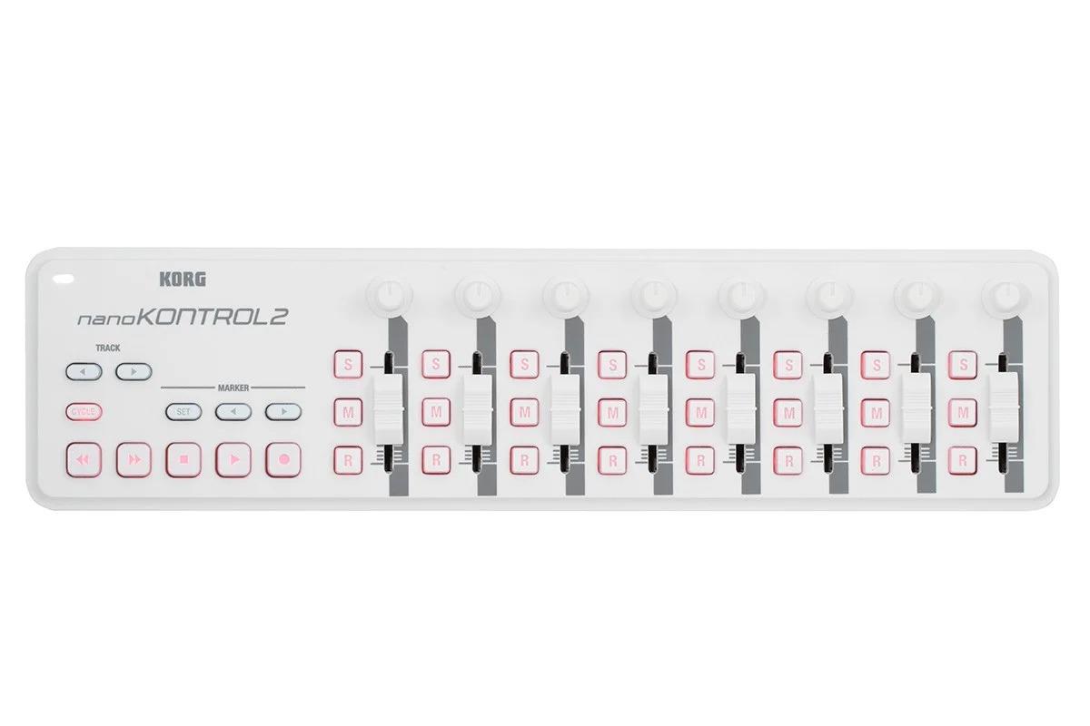 CONTROLADOR PORTATIL USB NANO KONTROL 2 BLANCO