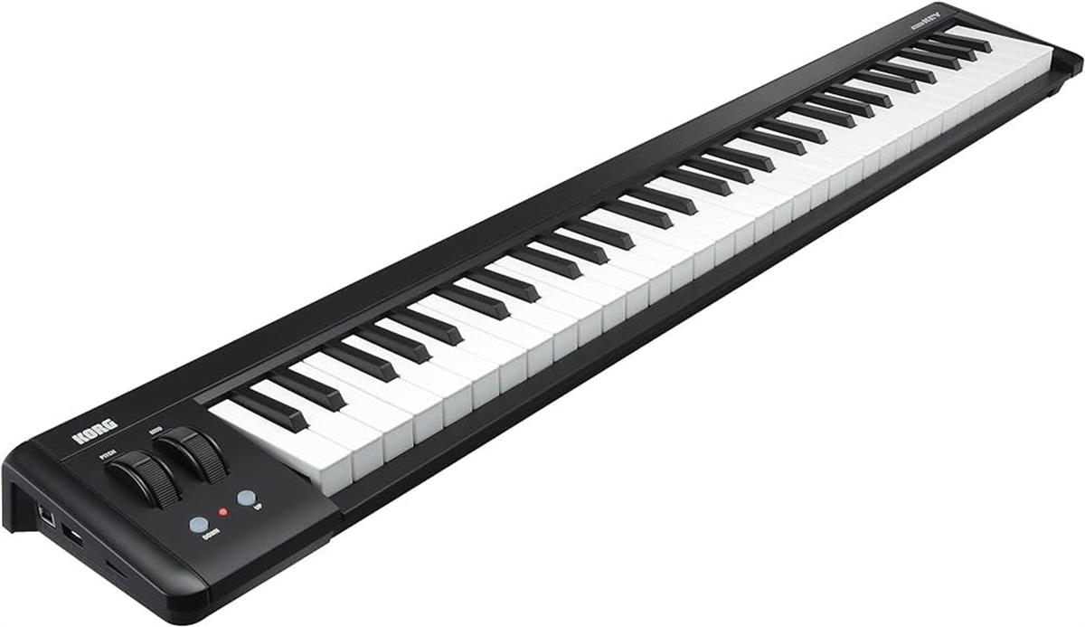 CONTROLADOR MIDI 61 TECLAS, RUEDA DE TONO, RUEDA DE MODULACIÓN