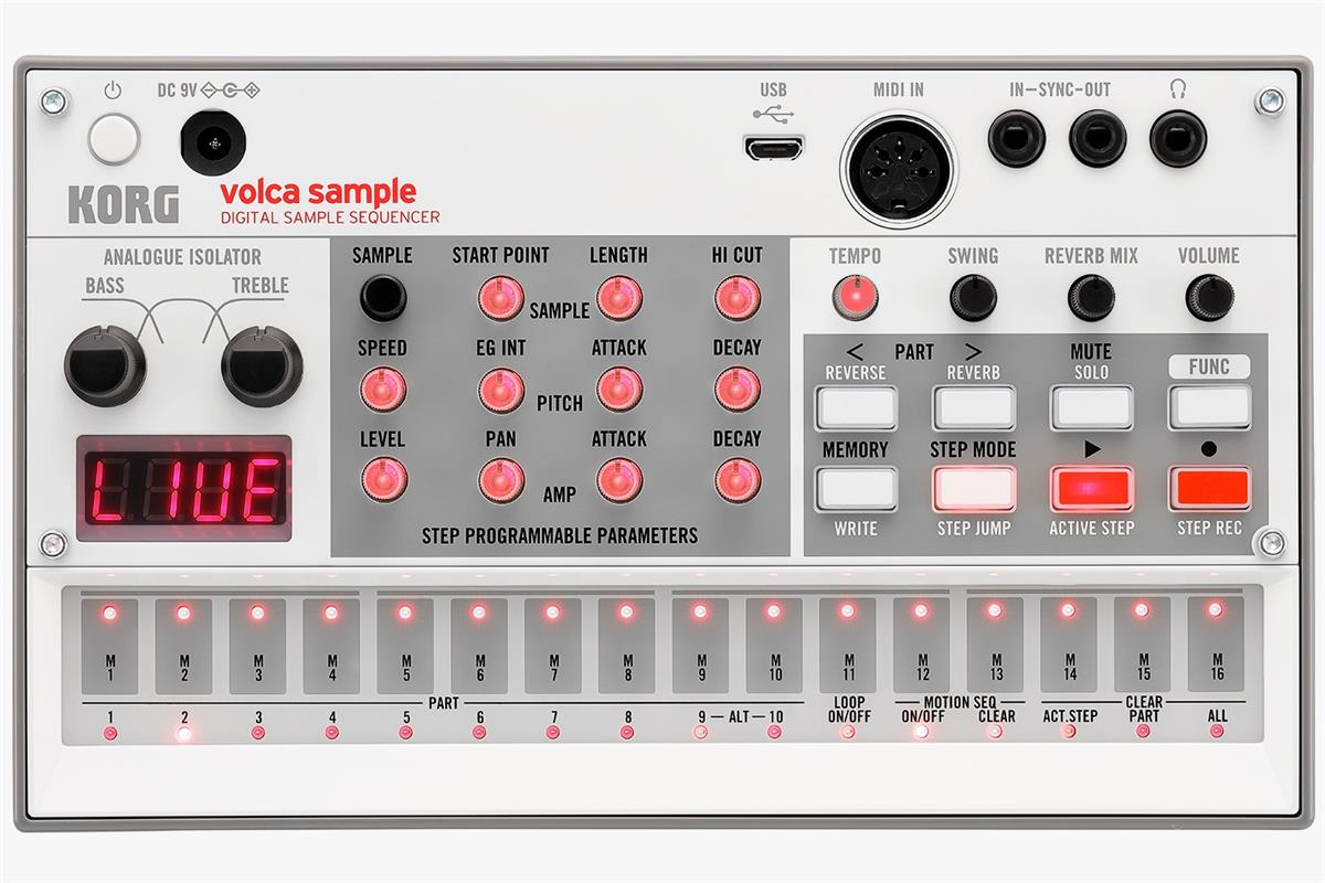 SECUENCIADOR SAMPLER DIGITAL USB-MIDI